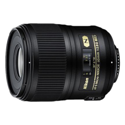 [彩盒]Nikon/尼康 AF-S 尼克尔 60mm f/2.8G ED微距镜头 牙科/昆虫/植物近距产品细节定焦微距镜头 全画幅 全新港版 店保五年