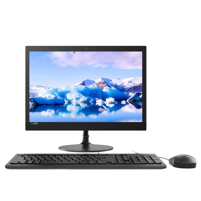 联想(Lenovo) ideacentre AIO330-20 A6-9200/4G/128G SSD/19.5英寸/黑色 商务办公学习家用企业采购一体机台式电脑