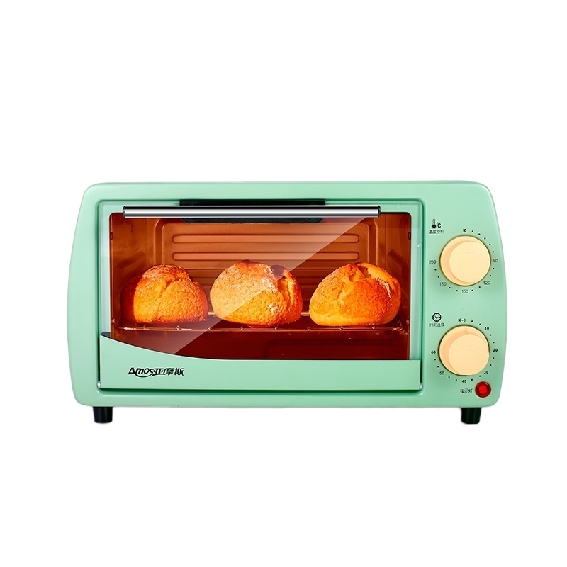 亚摩斯(AMOS)AK-1218电烤箱双层设计方便清洁防烫把手