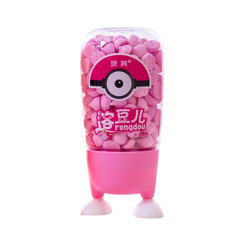 爱莫溶豆儿18g小黄人系列益生菌酸奶溶溶豆宝宝零食儿童孩子休闲营养小食品无添加入口即溶烘烤糕点带娃神器