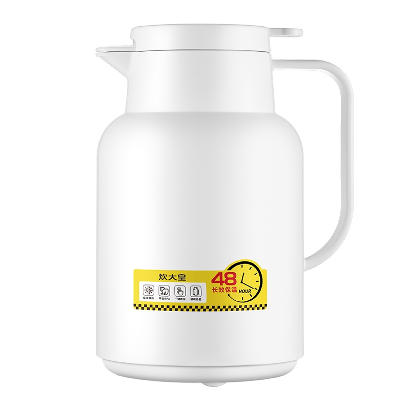 炊大皇(COOKER KING) 家韵保温壶1.5长效保温防爆不易碎一键按压出水清洗方便JY10A1