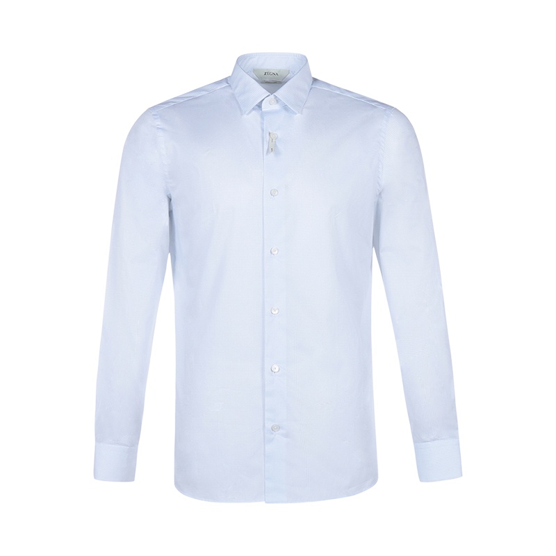 Z ZEGNA 杰尼亚 男士 棉质长袖衬衫905042 ZCSS1