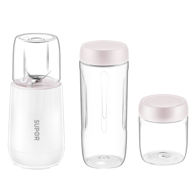 苏泊尔(SUPOR)婴儿辅食机 榨汁杯随行杯 家用料理机搅拌机便携式果汁杯TJE11粉色