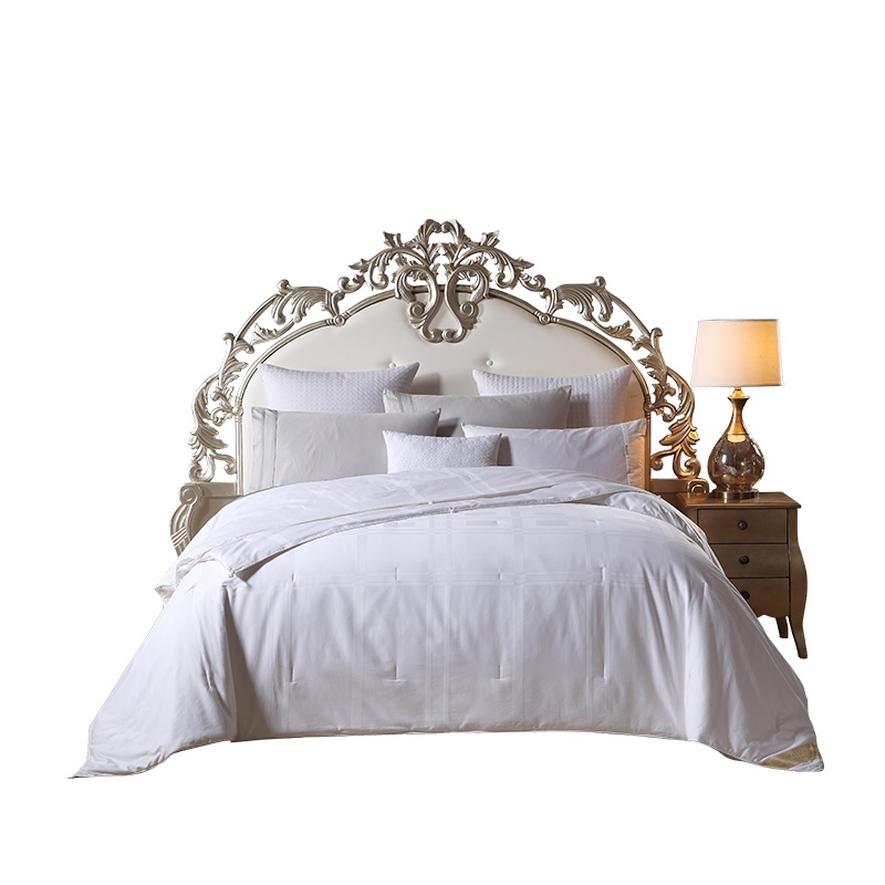 梦洁美颂丝漾纯棉提花防螨桑蚕丝MIX二合一被四季被如意扣床上用品