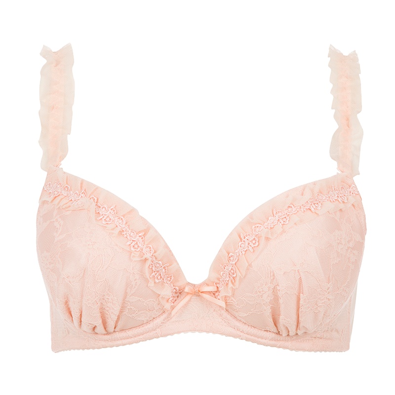 古今小胸蕾丝花边薄款插片舒适性感聚拢文胸罩内衣 0G870