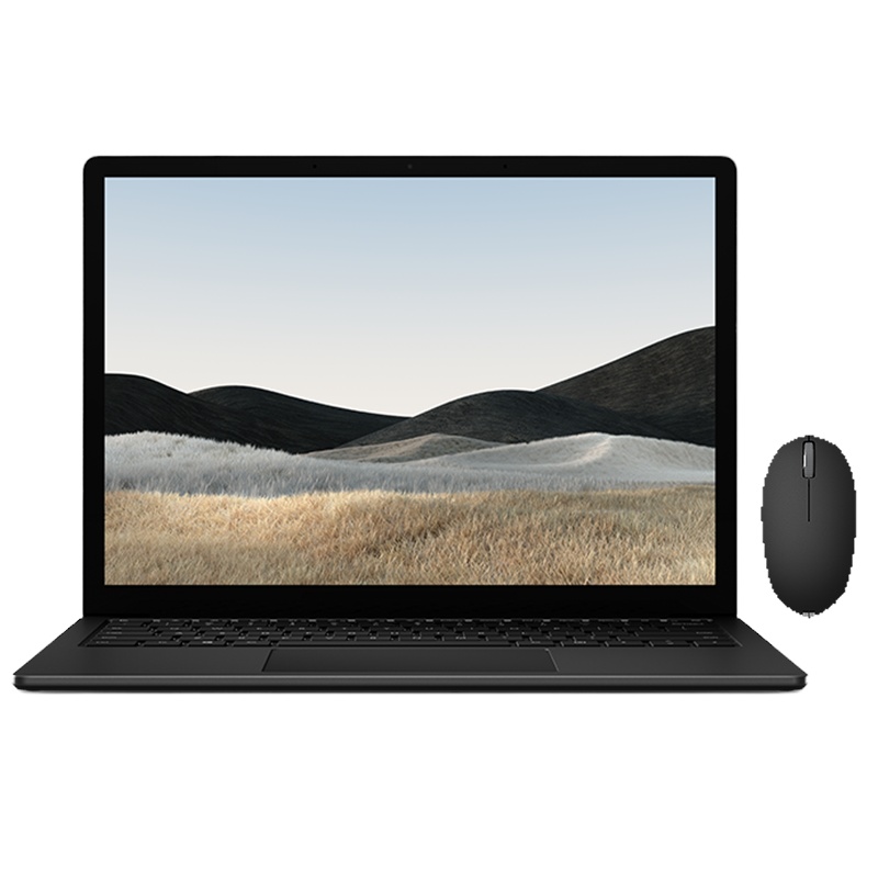 [配原装鼠标]微软(Microsoft)Surface Laptop4 商用版11代i5 16G 512G 13.5英寸触屏 典雅黑 轻薄本 2K高色域 Win10Pro+3年保