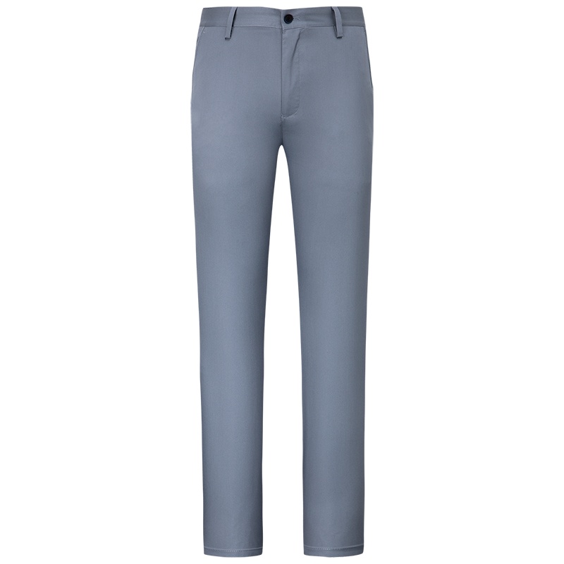 才子男装tries休闲裤男夏季新款修身商务职业上班长裤简约纯色裤子