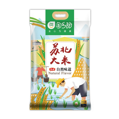 润穂 淘乡甜苏北大米5kg/袋 粳米 非东北米 非籼米
