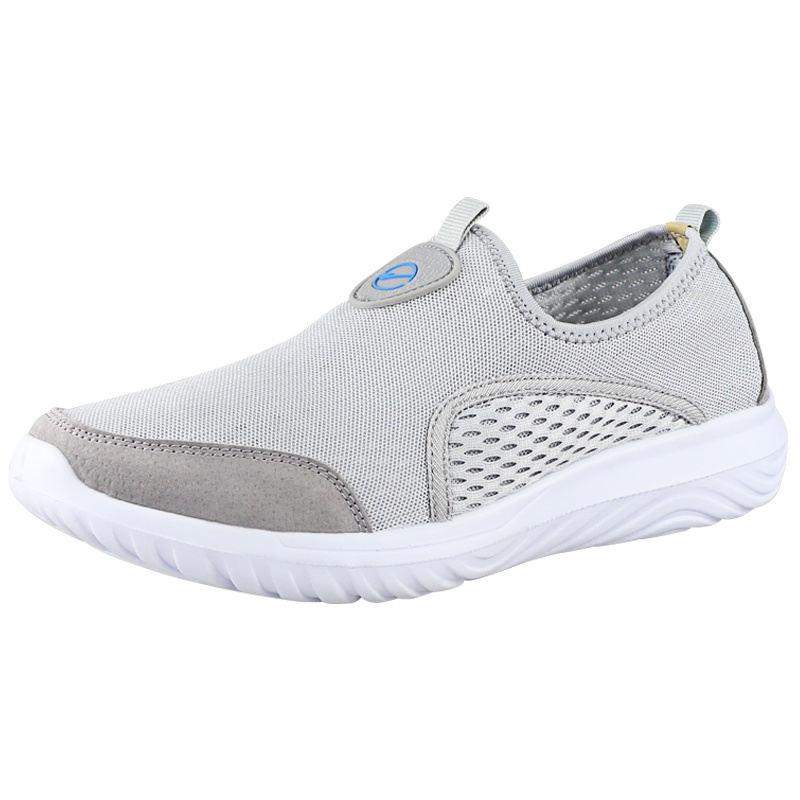 双星休闲鞋防滑舒适运动鞋一脚蹬套脚鞋情侣低帮透气网面鞋夏季新品DS1015