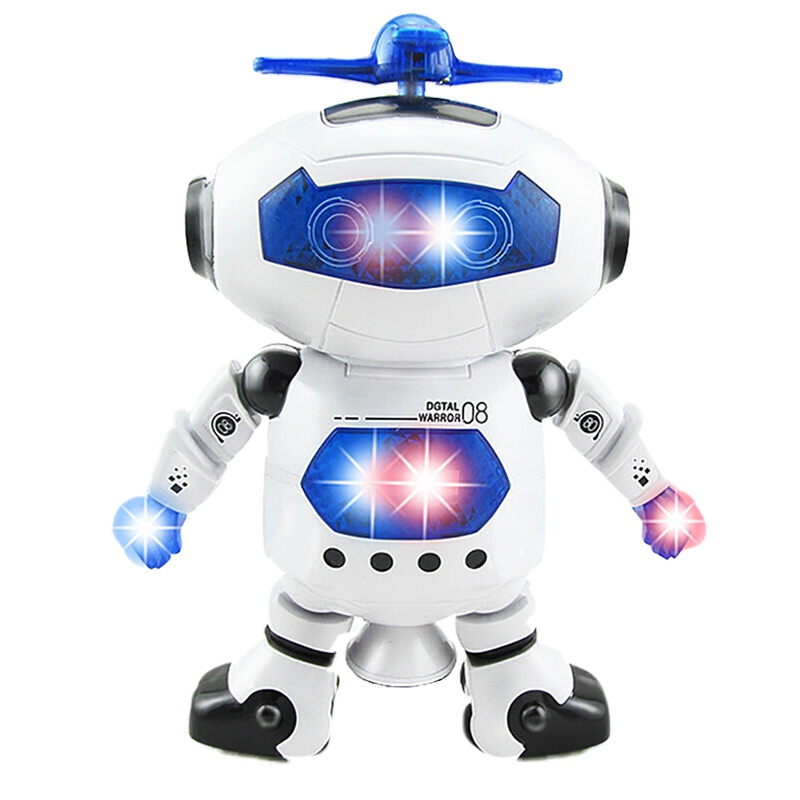 智能跳舞电动机器人（环保ABS材质 能跳舞 会唱歌 灯光绚丽 音乐益智儿童礼物 男女童玩具）