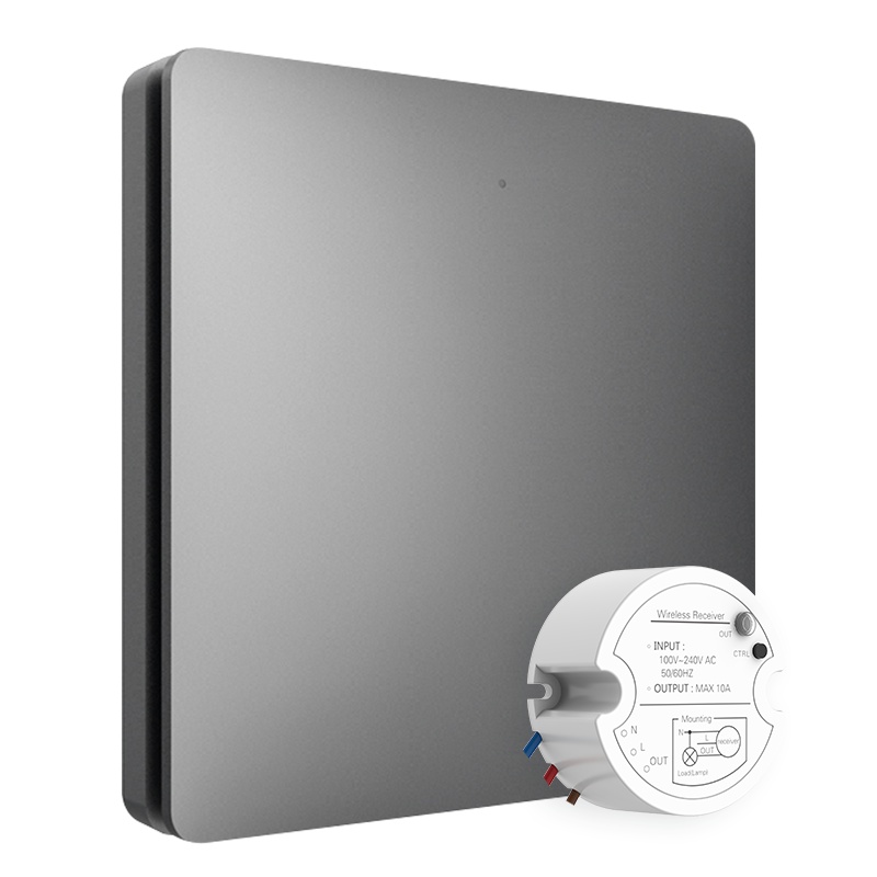 领普科技Linptech 自发电无线遥控开关K9 220V家用灯具自发电防水开关 不用电池不用布线轻松变双控多控