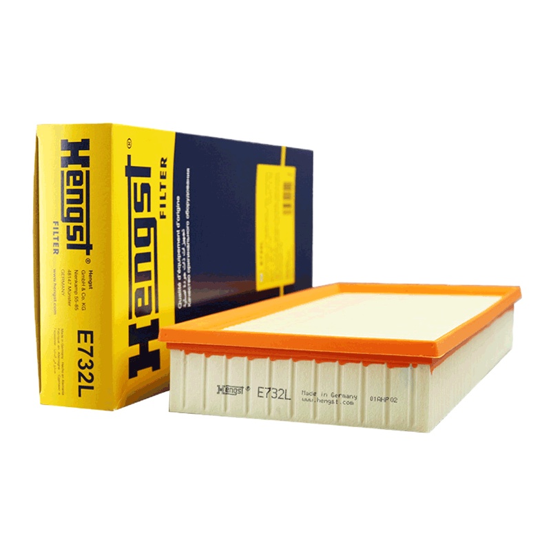 汉格斯特(hengst)空气滤E732L适配奥迪Q7/途锐/卡宴/揽胜3