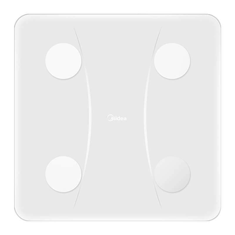 美的新款体脂秤usb充电智能精准家用成人健康称人体测脂肪称电子称智能体重秤迷你秤男女