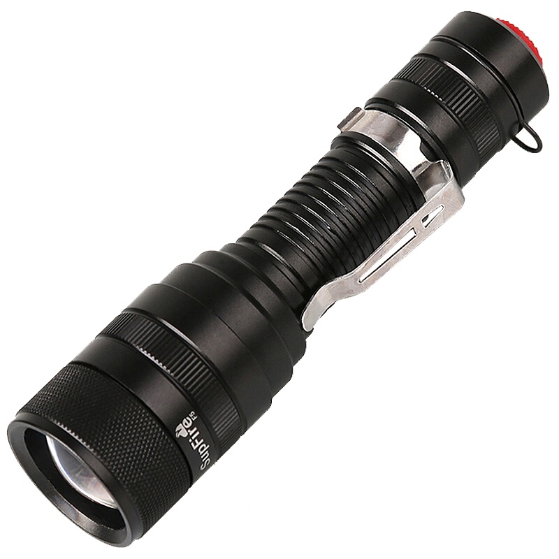 神火F5强光手电筒LED多功能调焦可充电户外家用迷你远射超亮防水