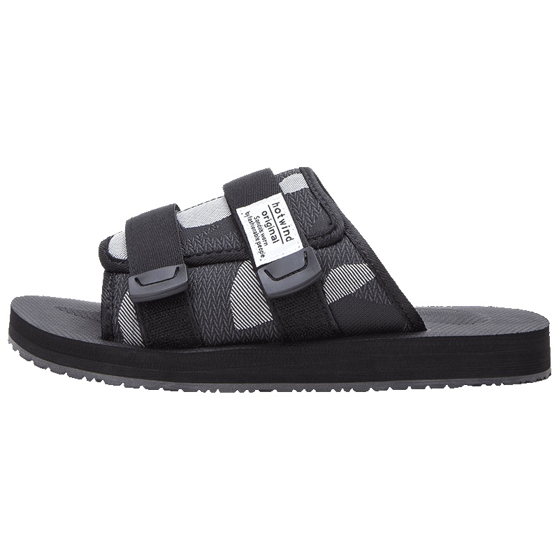 热风男士时尚凉鞋H42M8211