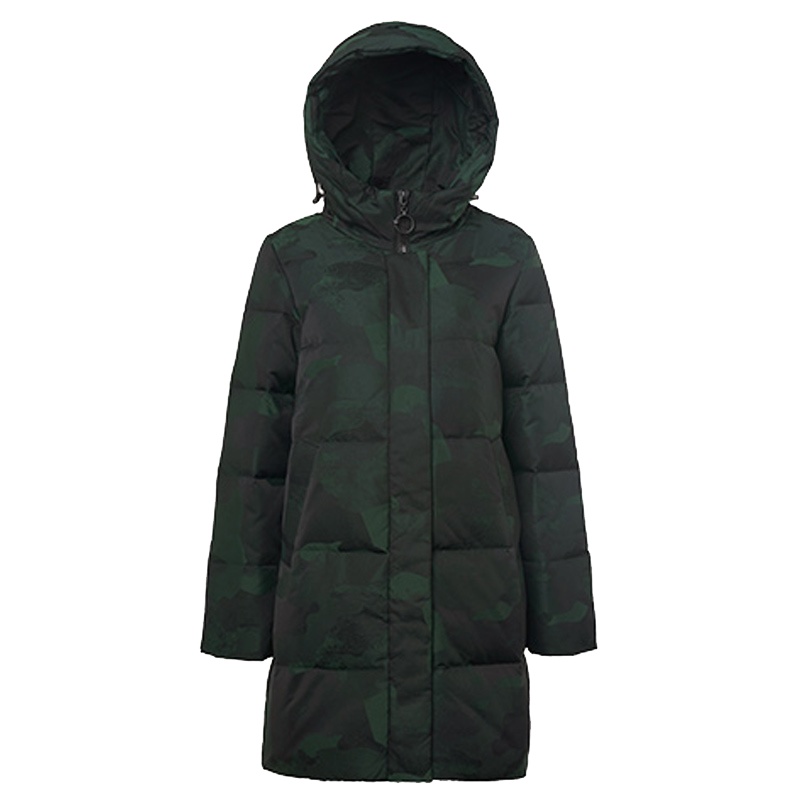 千仞岗秋冬新款中老年女装羽绒服中长款妈妈装宽松大码