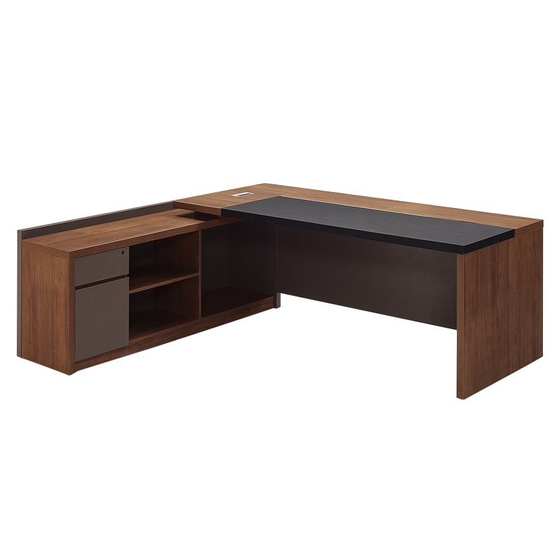 [藏书阁]老板桌简约现代办公桌经理电脑桌办公家具大班台2.2米