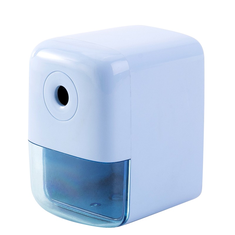 得力deli71158削笔器铅笔刀卷笔刀手摇手动削铅笔器多功能男女用转笔刀钻笔刀小学生刨笔机削笔机办公文具蓝色