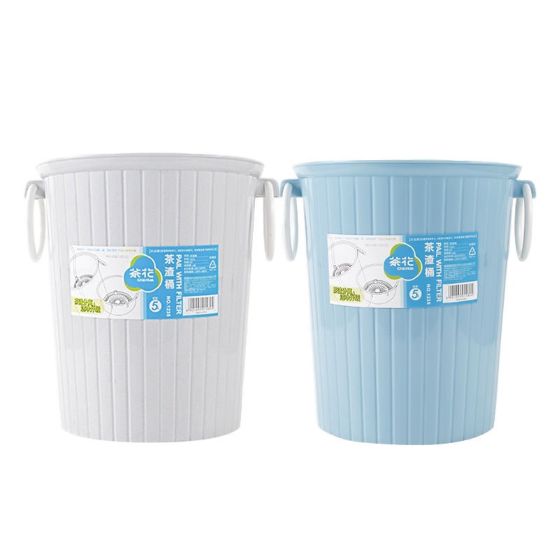 茶渣桶塑料茶桶排水桶茶叶垃圾桶功夫茶具茶盘茶道圆形茶桶茶叶过滤水桶