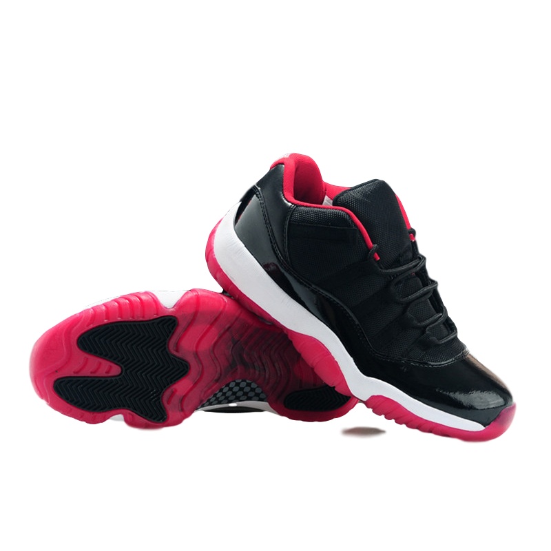 Air Jordan 11 Low 乔AJ11黑粉红女子低帮篮球鞋