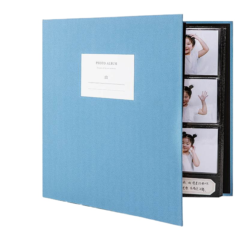 得力(deli) M 65352_PP插袋大容量相册(蓝色)