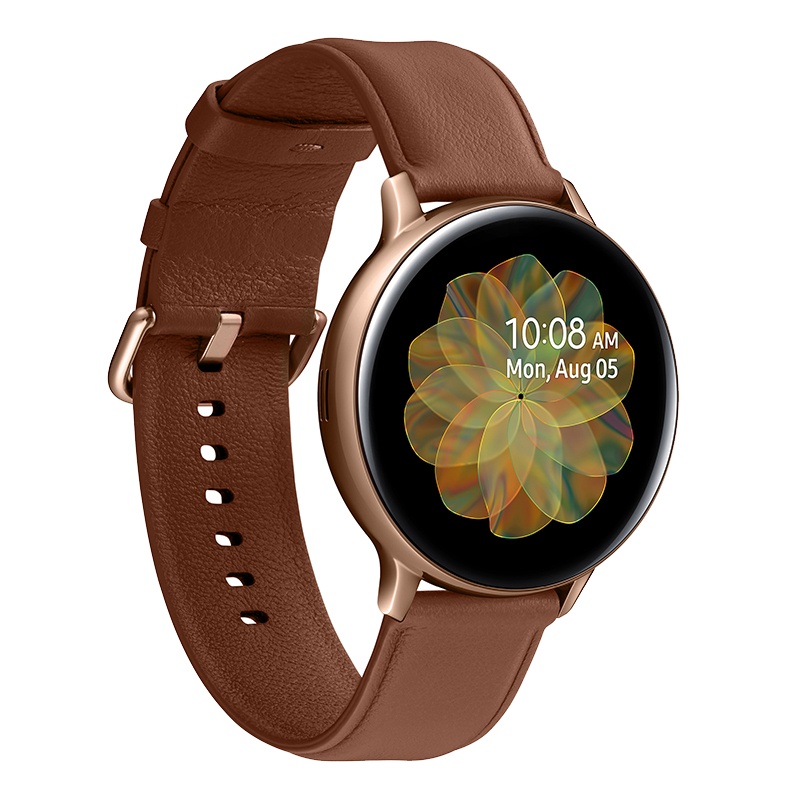 三星(SAMSUNG) Galaxy Watch Active2 锋芒金 智能手表 蓝牙电话+50米防水+移动支付 钢制44mm