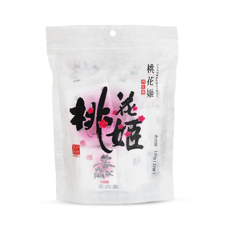 东阿阿胶 桃花姬阿胶糕135g/袋装 即食固元膏 DEEJ