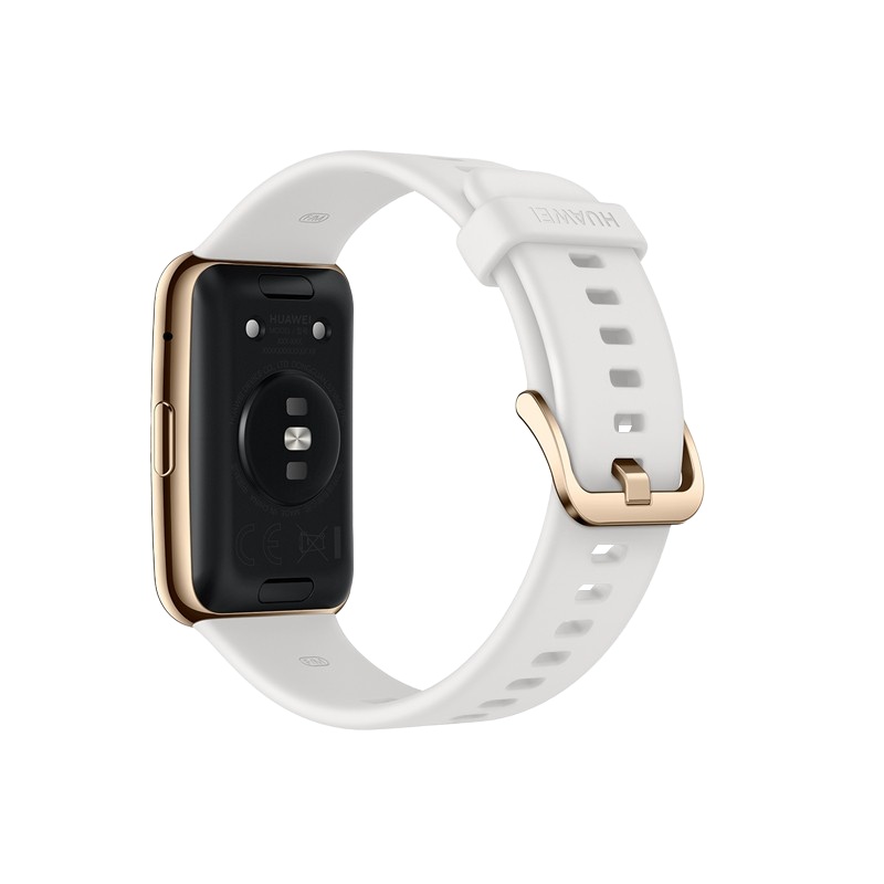 HUAWEI WATCH FIT 华为手表 运动智能手表方形 时尚轻薄/华为快充/专业运动/健康管理 雅致款 凝霜白