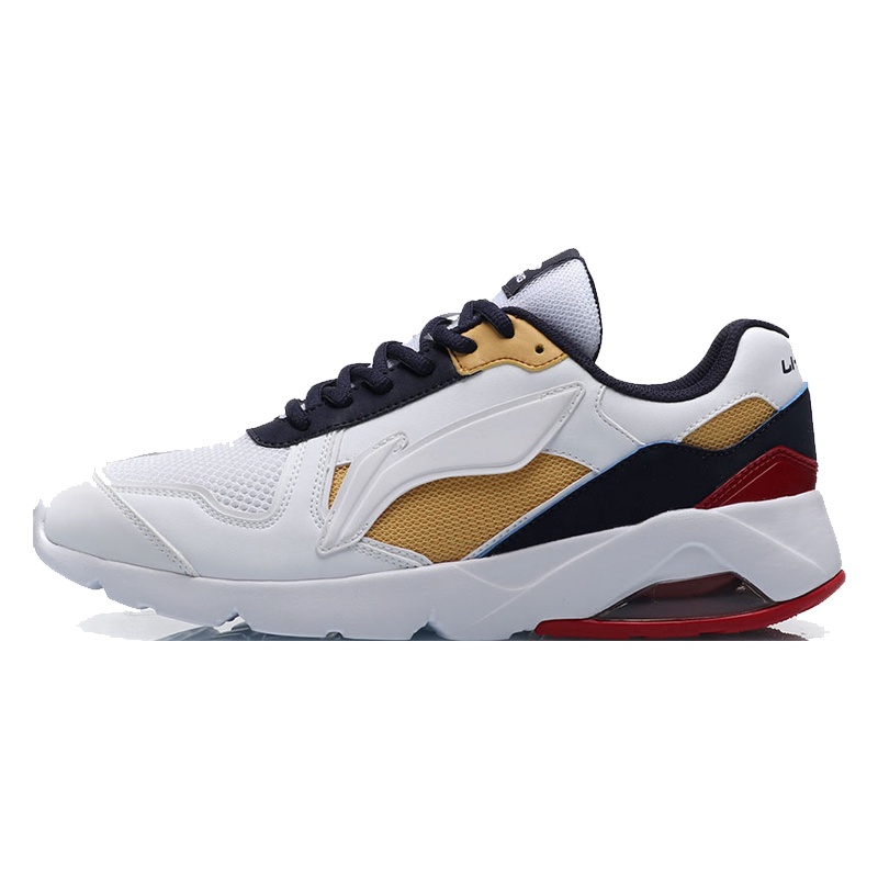 李宁休闲鞋男鞋春季新款耐磨支撑低帮复古板鞋旅游运动鞋AGCP093