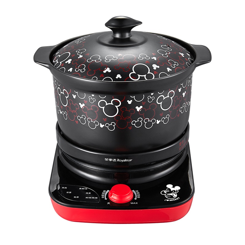 荣事达(Royalstar)米奇东方食尚电炖锅RDG25F全自动陶瓷内胆煲汤锅熬煮粥锅慢炖家用电炖盅