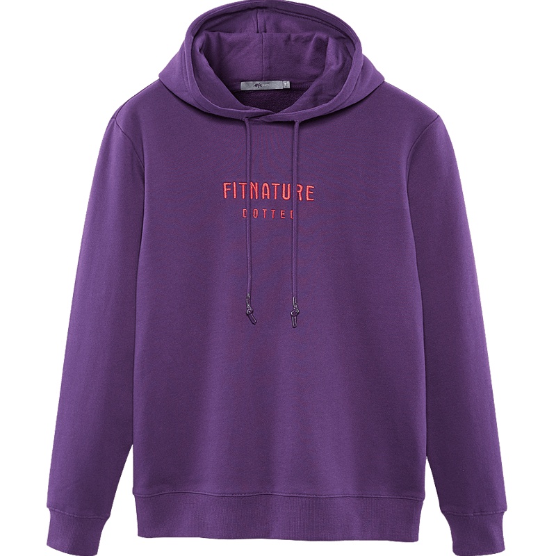 黑鲸字母刺绣连帽卫衣秋季男装休闲舒适休闲上衣男CNZWJ38082A