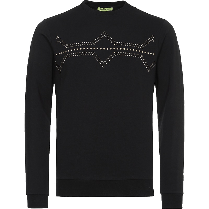 Versace JEANS 范思哲 奢侈品 男士棉质长袖卫衣运动衫 B7GTB7F5 36604
