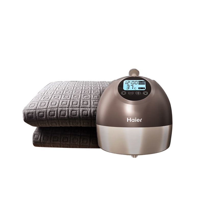 海尔(Haier)水暖毯电热毯单双人电褥子双控调温家用宿舍学生安全恒温遥控调节温度杀菌除螨HBC-B106
