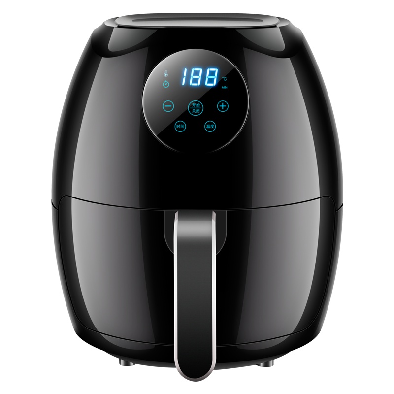 山本(SHANBEN )空气炸锅6878 家用智能电炸锅 3.5L大容量 全自动无油低脂薯条机烤箱多功能触控液晶显示屏