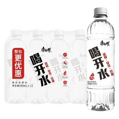 康师傅喝开水550mL*12瓶