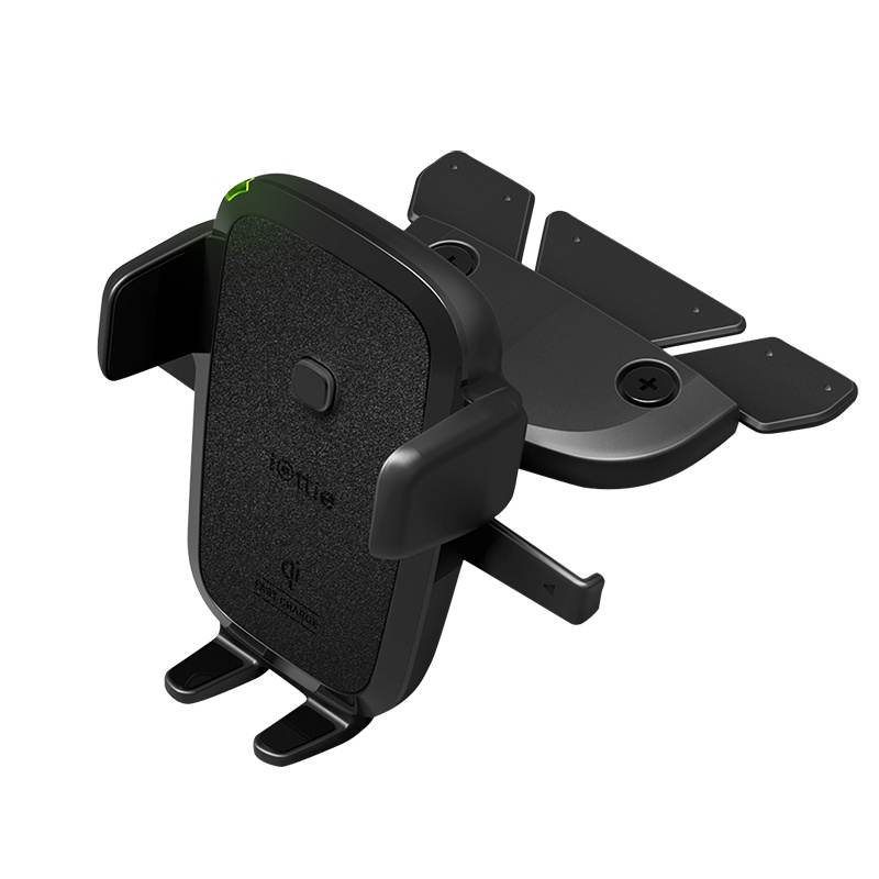 艾欧提(iOttie)韩国原装进口 CD口车载无线充电器 苹果7.5W 安卓10W无线快充 汽车导航支架