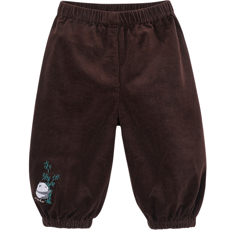 英氏儿童唐装宝宝汉服刺绣裤子YRKCJ30471A01 2020新款秋装