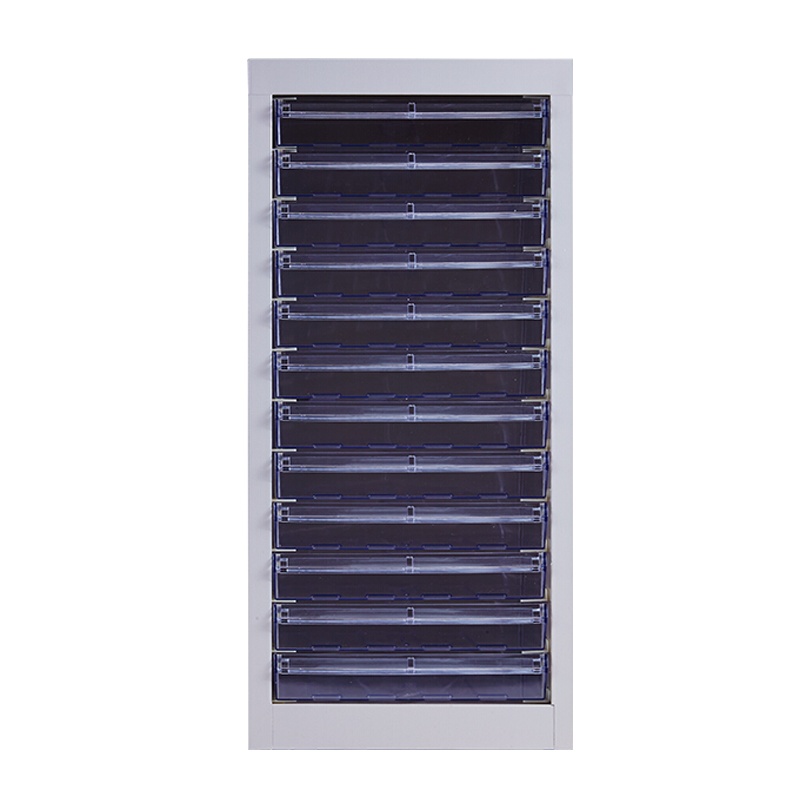 【一鹏】A4文件柜12抽小盒抽屉式办公效率柜资料整理柜纸张票据收纳柜