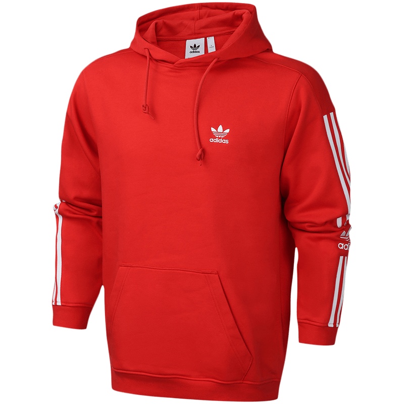 adidas阿迪达斯三叶草男装运动服休闲针织连帽卫衣FM3800-