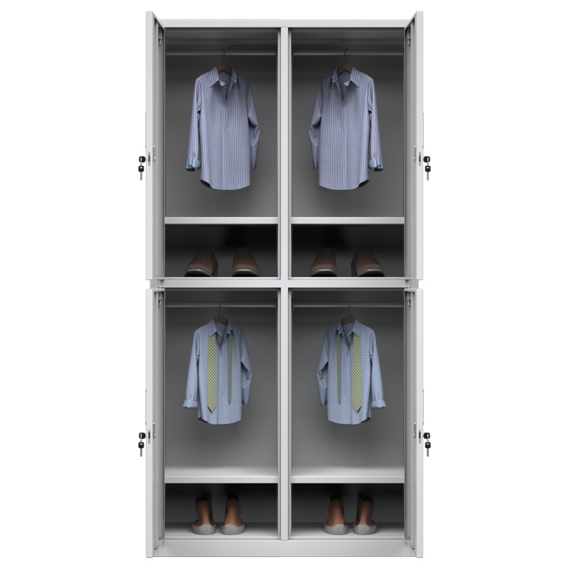 永格办公文件柜铁皮柜碗柜多门书柜矮柜收纳四门更衣柜资料柜储物柜