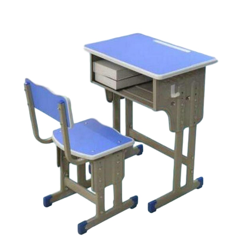 逐鹿中原学生课桌椅双柱可升降课桌椅辅导班培训桌椅单人桌椅TY162