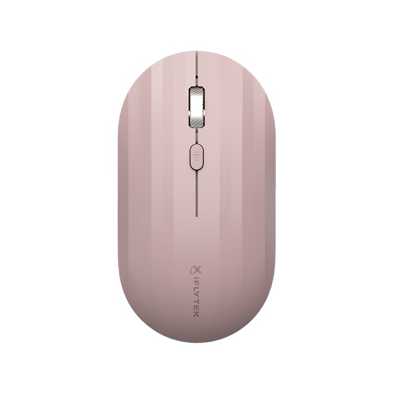 科大讯飞智能鼠标M110语音鼠标 无线办公 便携鼠标 电脑笔记本2.4G通用 语音输入打字翻译 粉色