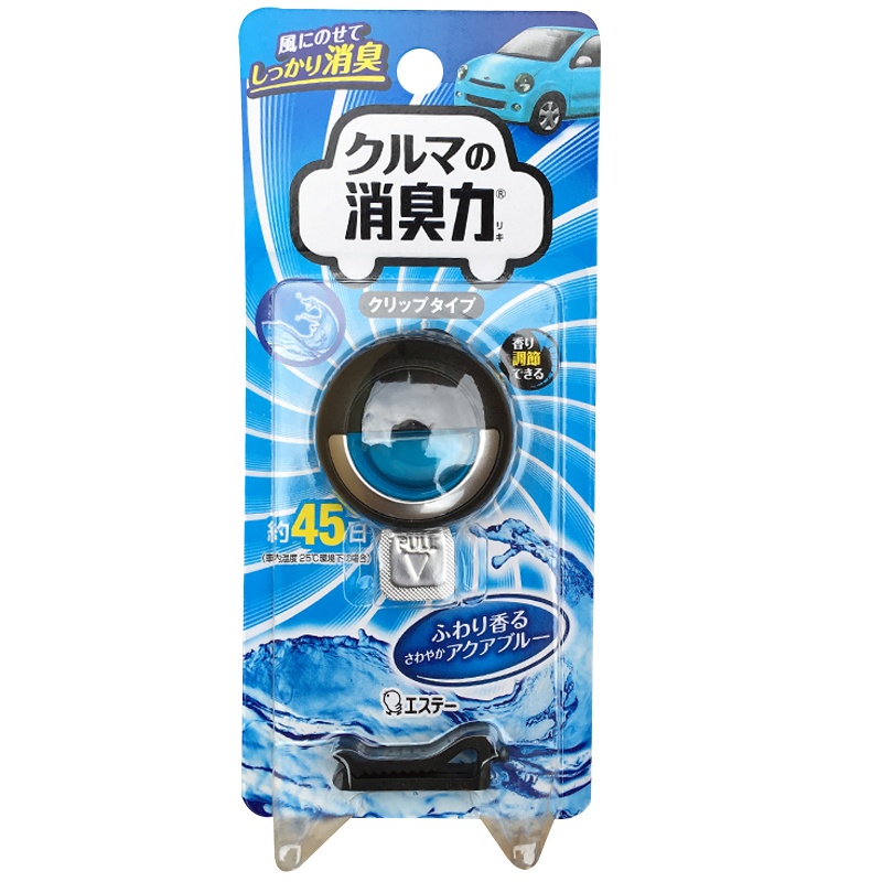 [持久祛臭]ST小鸡/艾饰庭 汽车载香水 出风口净化空气清新剂 蓝色水感香 3.2ml/个 0.003kg