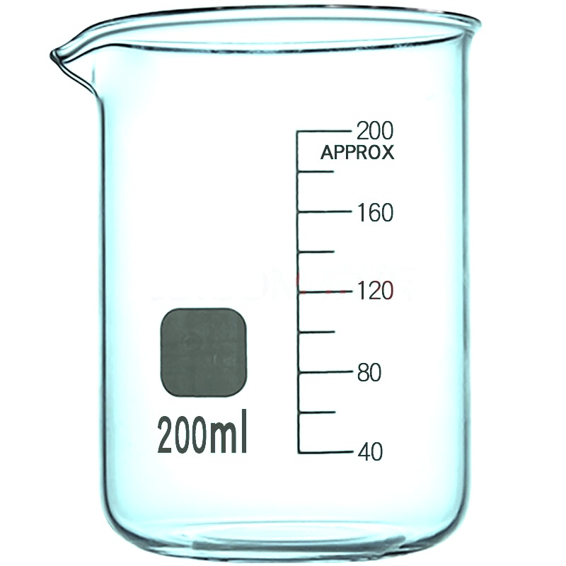 善妮欧德(suniode)玻璃烧杯 200ml 刻度玻璃杯 玻璃仪器gk