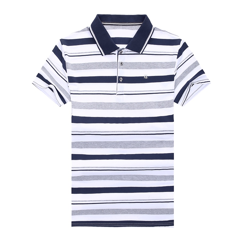 罗蒙(ROMON)夏季男士商务休闲短袖T恤Polo衫19DZ035