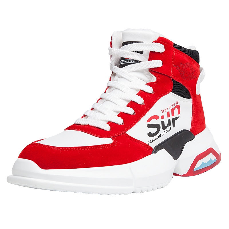 英伦班纳(ENLEN&BENNA)2020新款高帮鞋男j加绒保暖棉鞋冬季板鞋冬鞋