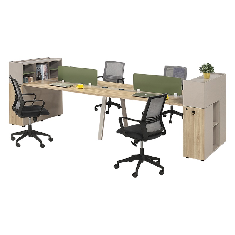 DYUANS 东原川上樱桃系列3.4米四人位办公桌E1234
