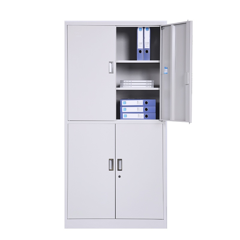 震海 等体大器械文件柜办公柜灰白色经济型档案资料柜办公柜类钢制加厚办公室储物柜