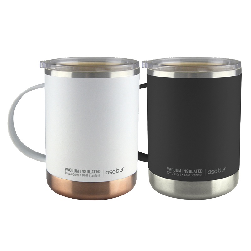 ASOBU 保温杯 SM30 进口304不锈钢真空车载杯保温杯时尚桌面杯咖啡杯真空商务男女士水杯