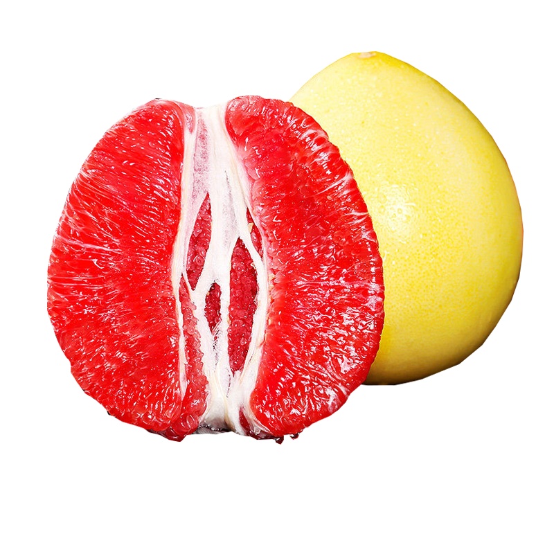 [五个农民]精选福建平和琯溪红心蜜柚 红心柚子9斤3-5粒装 应季新鲜水果红肉蜜柚